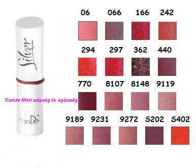 „Silver” szájrúzs 14 színben